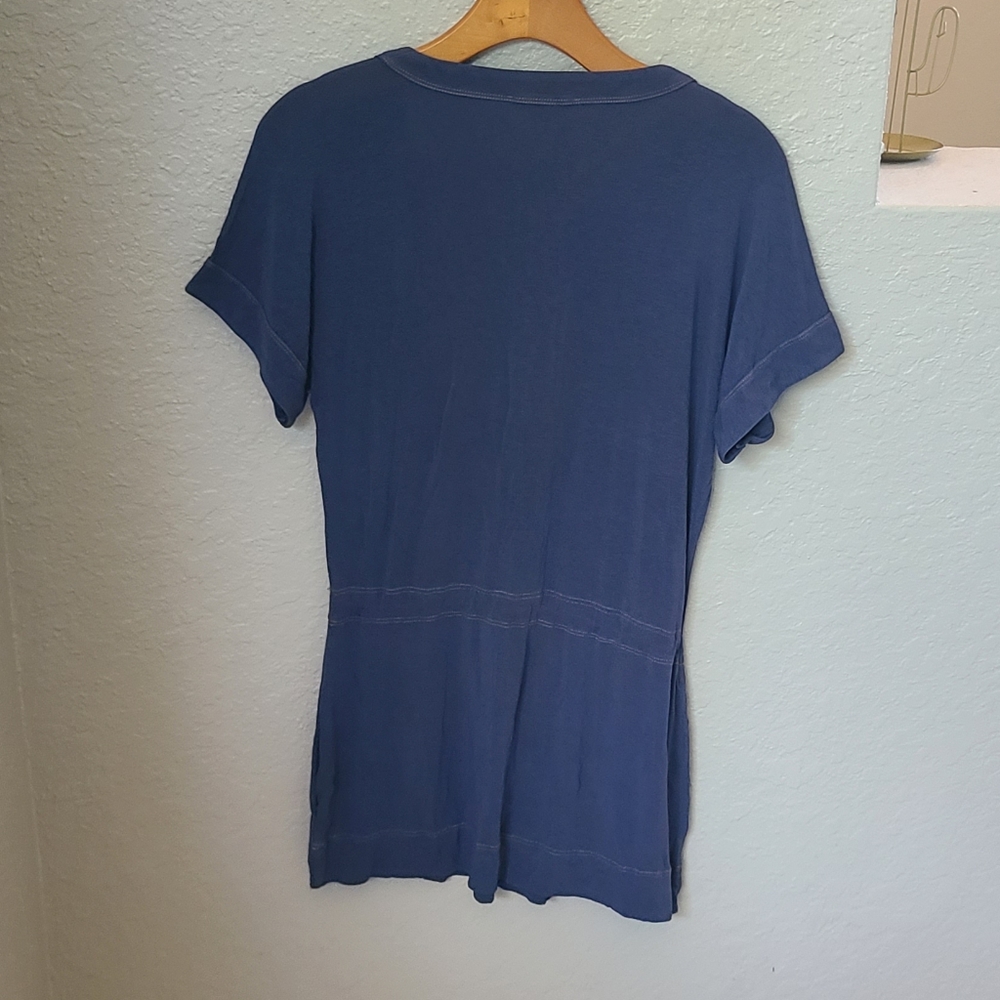 American Exchange Blue Drawstring top XS - Picture 10 of 12